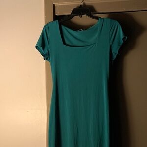 Vibe Teal Midi Dress